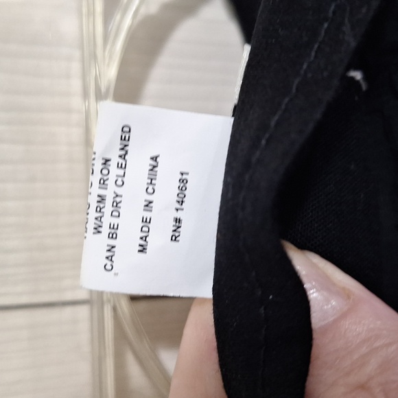 Unique Vintage pinup 50s sleeveless dress double breaste - plaid black/white - M - Picture 3 of 9